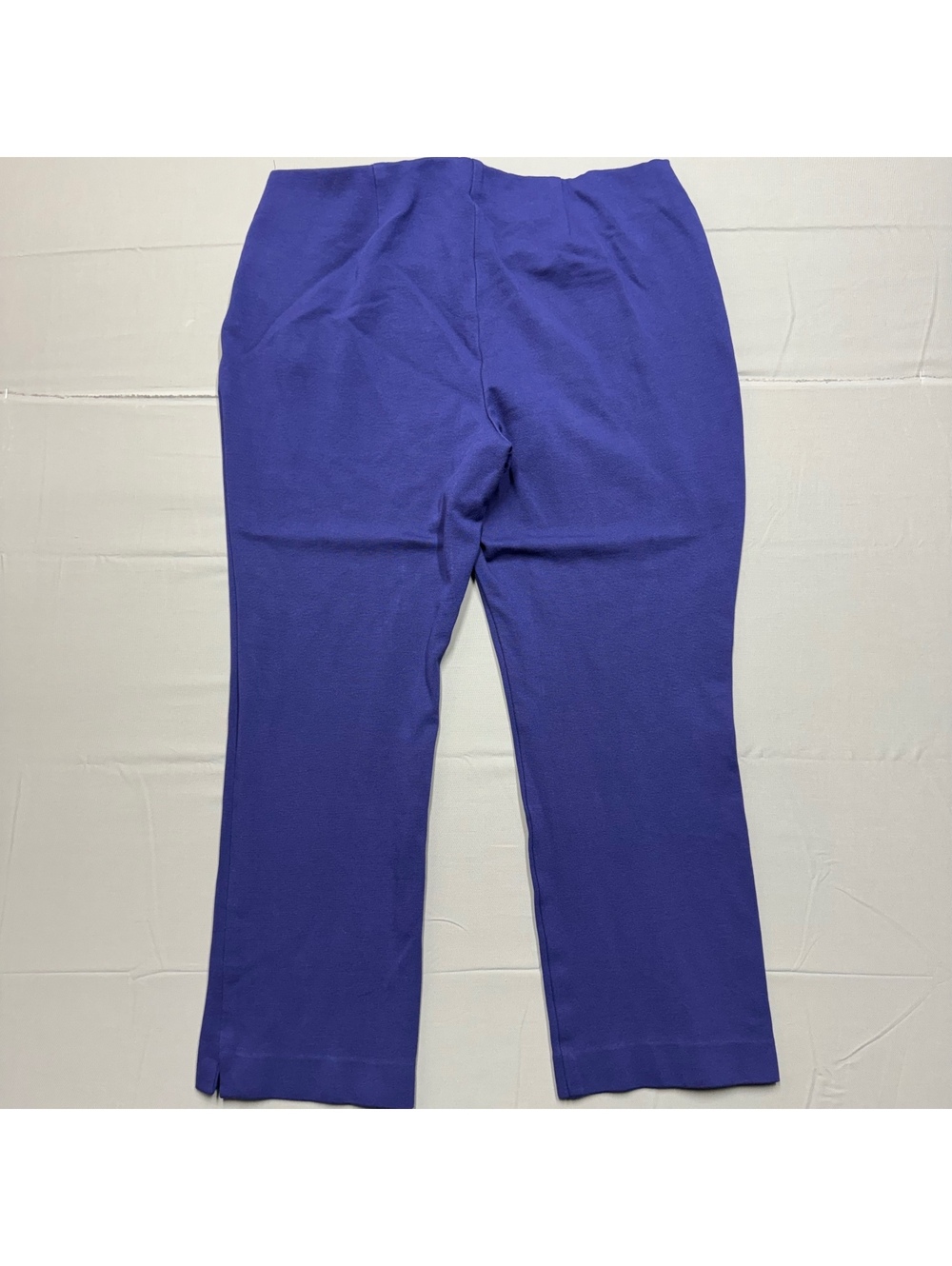 Chico's Women Brigitte Stretch Pull On Pants Size 2.5R 14 Purple Blue Ankle - Picture 8 of 12